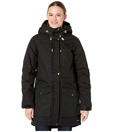 Fjällräven damska kurtka sportowa Singi Wool Padded Parka W, czarna, M, 89859