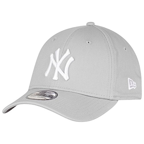 New Era męska czapka z daszkiem M/LB Basic NY Yankees 39Thirty Stretch Back, szary/biały, M/L, 10298279