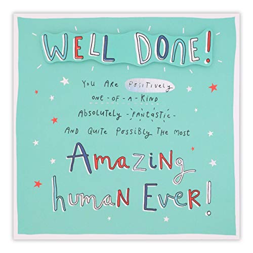 Clintons: Tekst na wodzie, kartka z gratulacjami, 11 x 15 cm