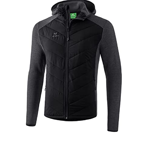 Erima Basic męska kurtka pikowana, czarny, xl