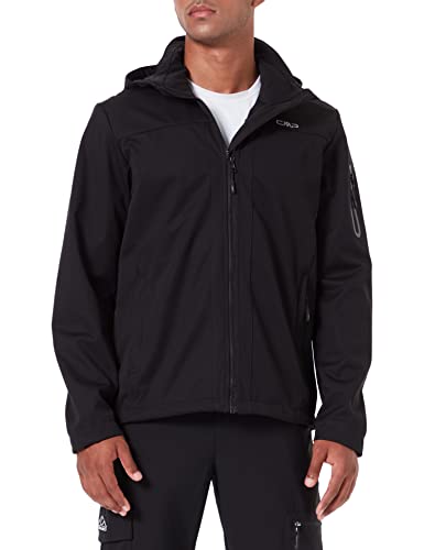 CMP męska kurtka softshell, czarny, 50