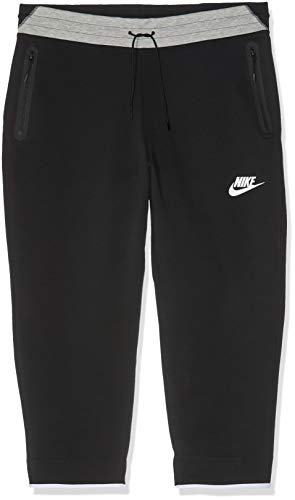 Damskie spodnie Nike W Nsw Tch Flc Cb czarny/biały M