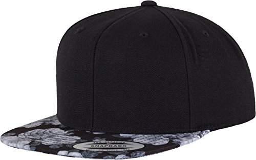 Flexfit czapka baseballowa, uniseks, Roses Snapback, dla kobiet i mężczyzn, jeden rozmiar wielokolorowa blk/Gry jeden rozmiar