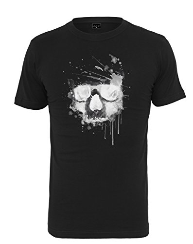 Mister Tee (misuq) męski Water Paint Skull Tee T-Shirt, czarny, xl MT620