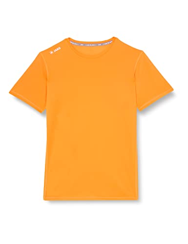 JAKO Jako męski T-shirt Run 2.0, neonowy pomarańczowy, S 6175