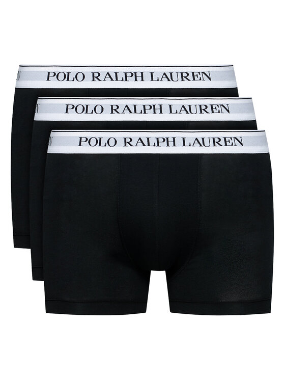 Ralph Lauren Polo Komplet 3 par bokserek 3PK 714830299008 Czarny