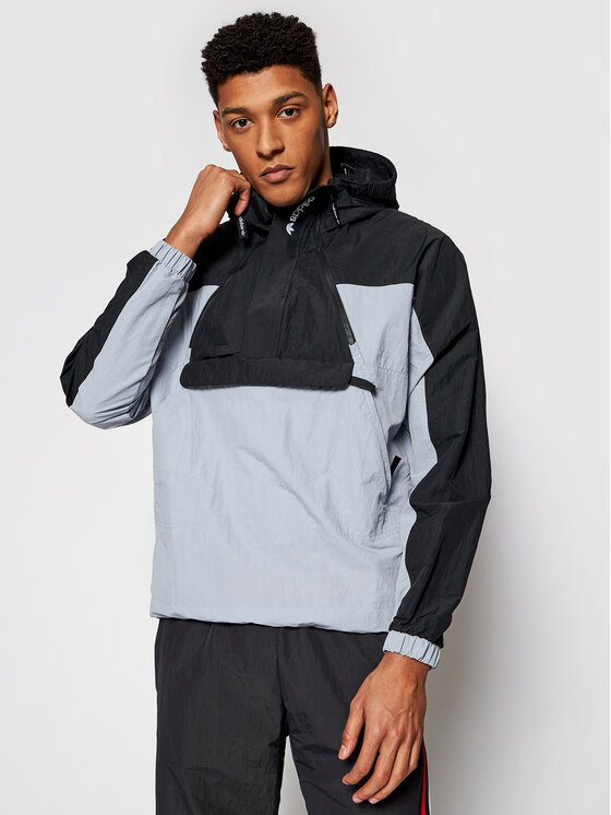 Adidas Kurtka anorak Adventure Mishmash Blocked GN2329 Czarny Regular Fit