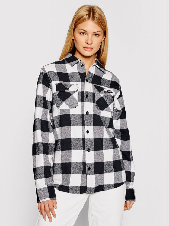 Dickies Koszula Unisex New Sacramento DK0A4XDZBLK Kolorowy Regular Fit