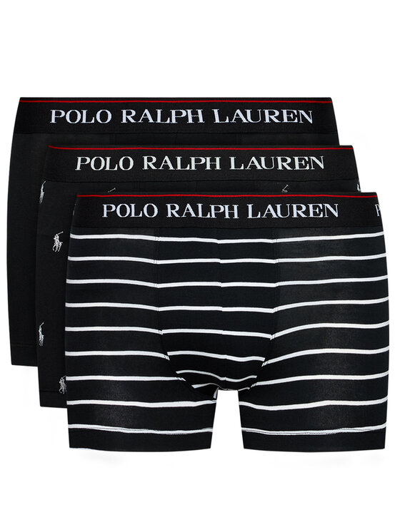 Ralph Lauren Polo Komplet 3 par bokserek Classic 714830299009 Czarny