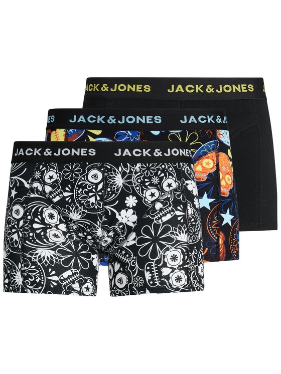 Jack&Jones Komplet 3 par bokserek Sugar Skull 12185485 Kolorowy