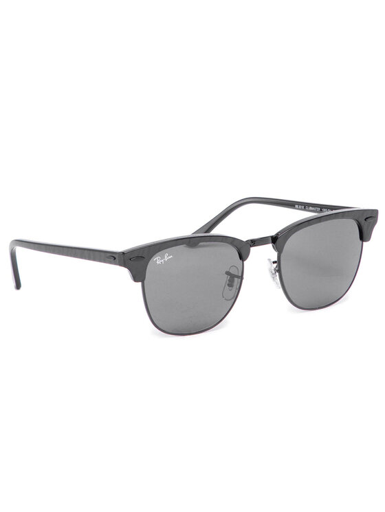 Clubmaster Ray-Ban Okulary przeciwsłoneczne 0RB3016 1305B1 Czarny