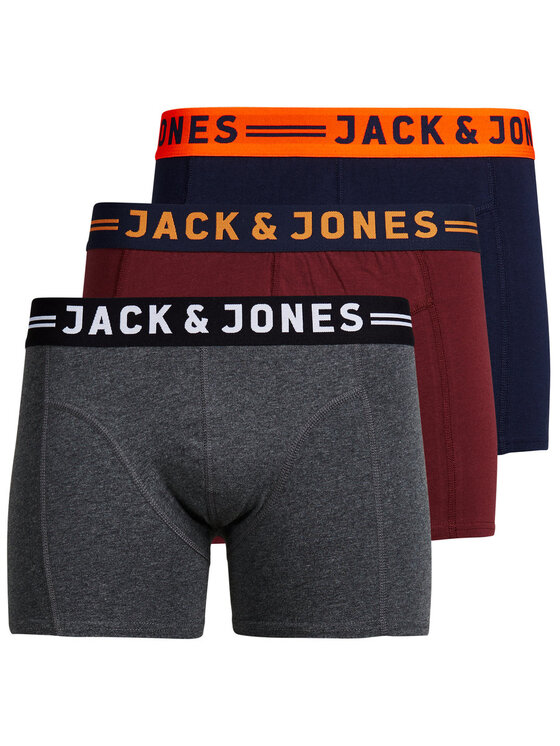 Jack&Jones Komplet 3 par bokserek Lichfield 12113943 Kolorowy