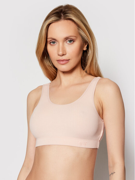 Levi's Biustonosz top Rib Bra 16580-0004 Różowy