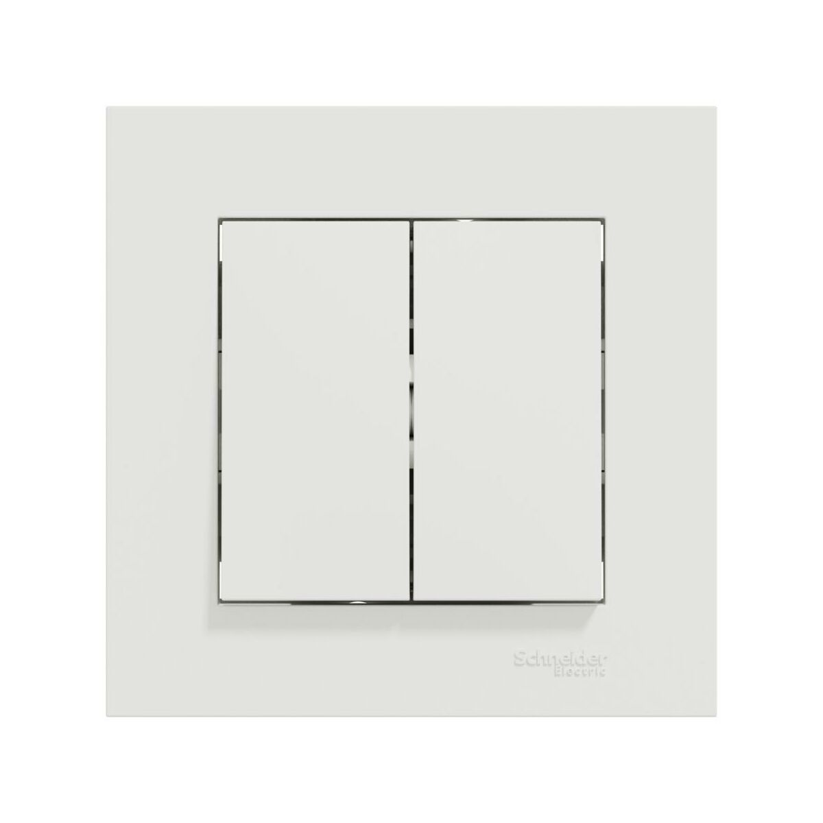 Schneider Electric Włącznik podwójny schodowy Miluz Ed biały