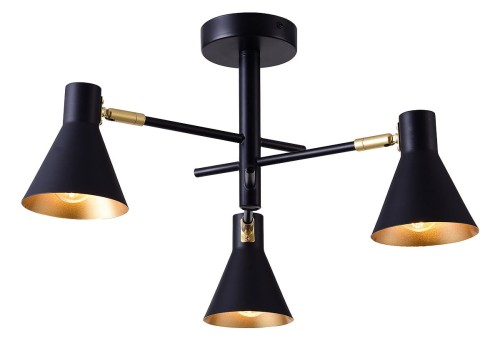 Candellux LESS LAMPA WISZĄCA 3X40W E14 CZARNY MATOWY