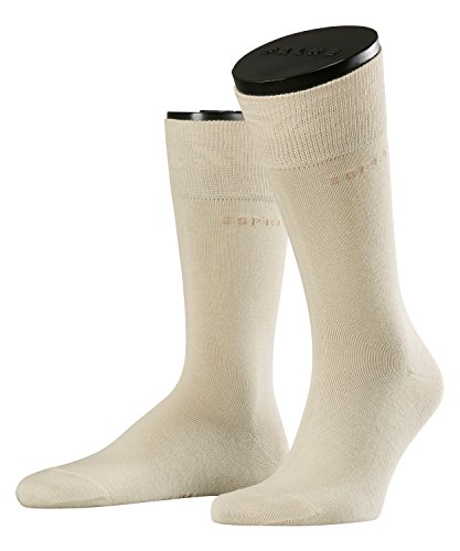 ESPRIT męskie skarpety podstawowe Uni 2-pak - 80% bawełna Off-White (Cream 4011) UK 8.5-11 (EU 43-46 Ι US 9.5-12)