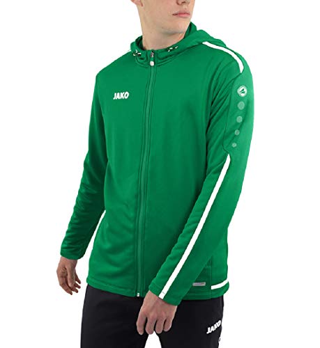 JAKO Męska kurtka z kapturem Striker 2.0 wielokolorowa sportgrün/weiß S