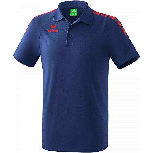 Erima męska koszulka polo dla dzieci Essential 5-c New Navy/Red Size: 128 2111906