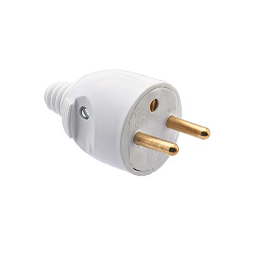 Debflex 713100 wtyczka 2P T 16 A, prawa, portfel, biały