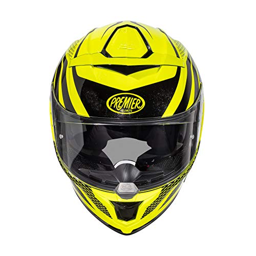 PREMIER HELMET DEVIL PR FLUO, żółty/czarny, L