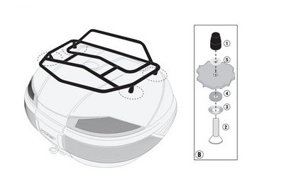 Kappa K9916 - kratka do bagażnika K53