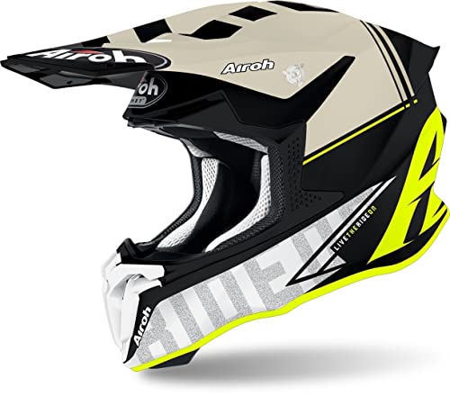 Airoh Kask Twist 2.0 Tech żółty matowy S