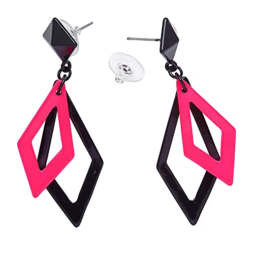 Widmann Andreas 03538  Rhombus kolczyki, One Size, neonfarbe 03538