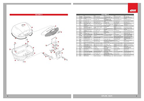 Givi Z451 emblemat E450 Simply II, czarny, 40