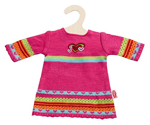 Heless Heless 2533Heless Hearty dzianinowa sukienka dla lalki 2533Heless