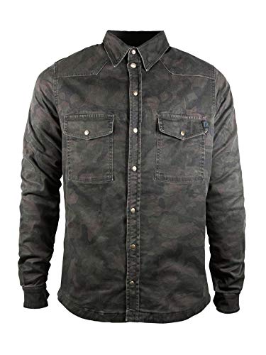 John Doe Motosshirt XTM Camouflage kurtka motocyklowa z ochraniaczami, CE, rozmiar M
