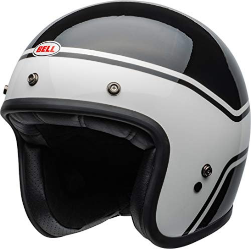 BELL HELMET CUSTOM 500 DLX STREAK BLACK/BIAŁY S