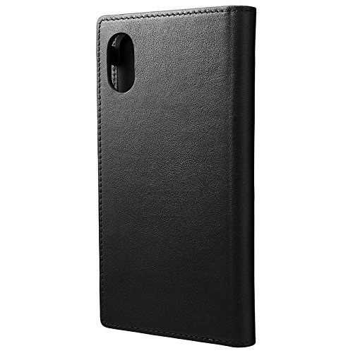GRAMAS seval Joy Colors skórzany futerał ochronny Flipcase iPhone X Premium IPH włoski, GLC-75337blk GLC-75337BLK
