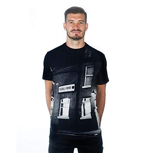 COPA COPA Męski T-shirt piłkarski Ground Sign T-shirt z okrągłym dekoltem Czarny S 6684