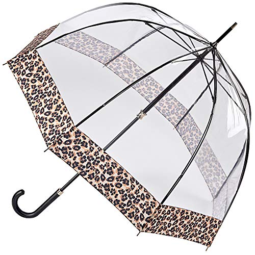 Fulton Fulton Klatka dla ptaków 2 luksusowy naturalny parasol z nadrukiem panterka L866