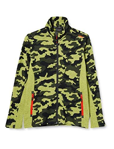 top CMP Kurtka chłopięca Camouflage Man z zamkiem błyskawicznym na całej długości 30h7804 zielony kaktusowy 104
