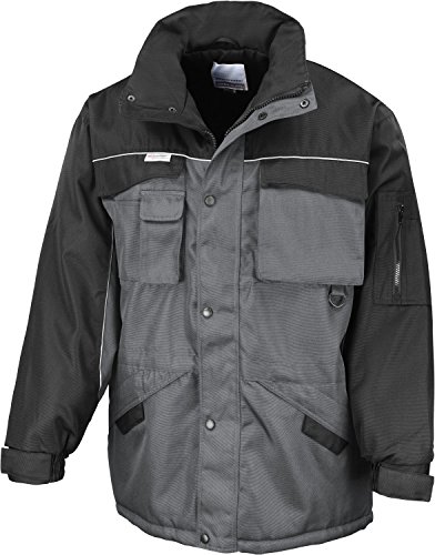 Result RE72A Work-Guard Heavy Duty Combo płaszcz, szary/czarny, duży