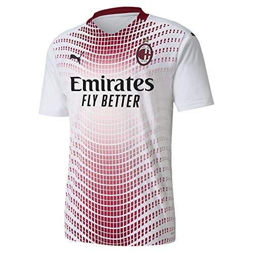 PUMA PUMA Męska koszulka Acm Away Shirt replika koszulki biały Puma White-tango Red XXL 757278