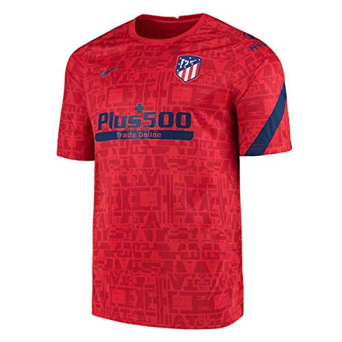 Nike Męska koszulka Atm M Nk Brt Top Ss Pm Challenge red/Challenge red/Coastal blue/(Coastal blue) (full spon-plyr) M