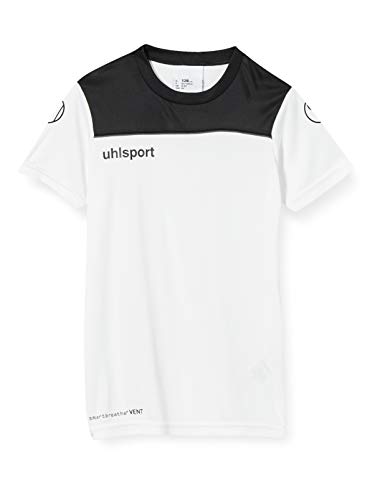 uhlsport Męska koszulka otwarta 23 Poly koszulka piłkarska odzież treningowa biały czarny/antracytowy/biały XL