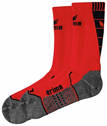 Erima Unisex dziecięce skarpety treningowe Premium Pro czerwony czerwony/czarny Rozmiar uniwersalny
