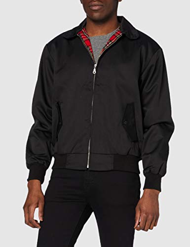 Harrington knightsbridge kurtka kurtka męska kurtka kurtka stylu retro Scoot Bomber różne kolory XS 3 X L, czarny, m B007HLMQIO