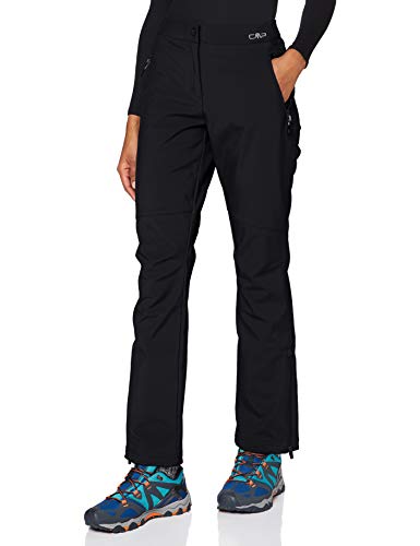 CMP Damskie spodnie termiczne softshell czarny czarny 42
