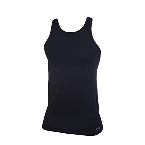 Fila Męski top FU5033 Tank Top, czarny, S