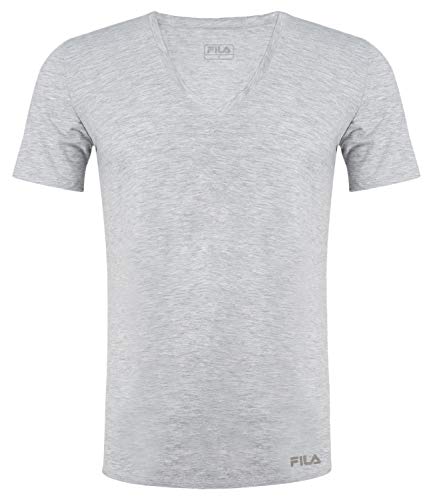 Fila Męska koszulka Fu5001 T-shirt męski szary szary M FU5001