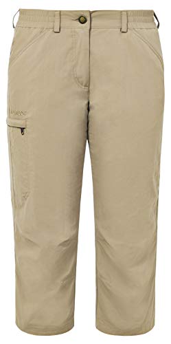 VAUDE Spodnie damskie Farley Capri Pants Iv szary Muddy 38