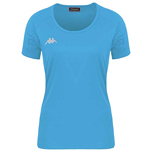 Kappa Kappa Damski T-shirt Fania Techniczny, niebieski, 6Y 304TP50_923_6Y