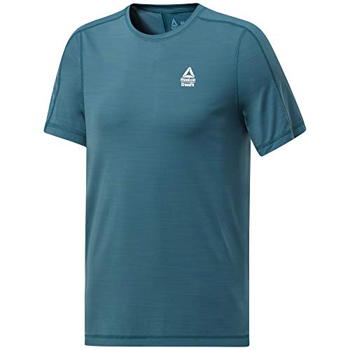 Reebok Rc Activchill Tee t-shirt męski z krótkim rękawem niebieski Heritage Teal XS