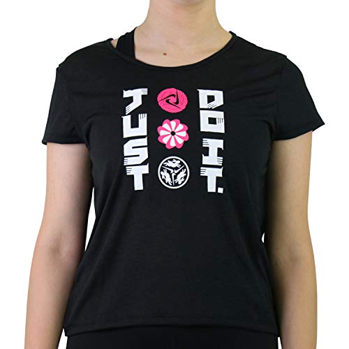 Nike Damski T-shirt Icnclsh T-shirt damski czarny czarny/biały M