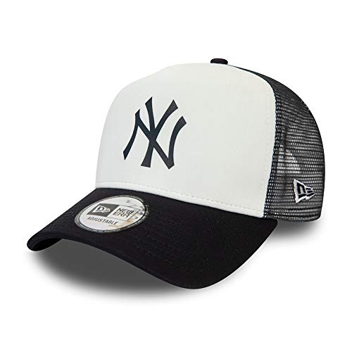 New Era Męska czapka Team Colour Block Trucker New York Yankees Otc Kappe, Navy, OSFM, 12380796
