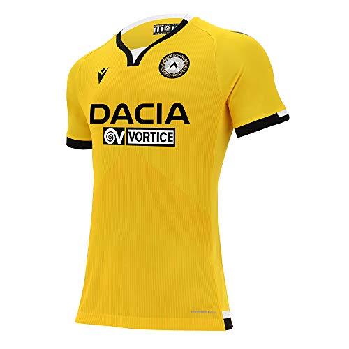 Macron UDI M20 oficjalna koszulka piłkarska Mm SR, Udinese 2020/21, męska, żółta, XXL